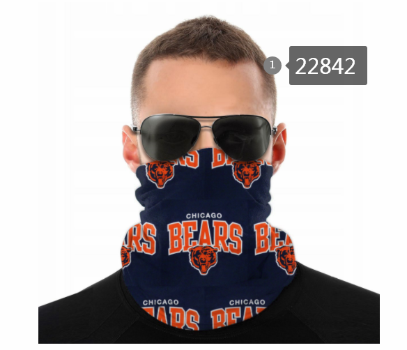 2021 NFL Chicago Bears #84 Dust mask with filter